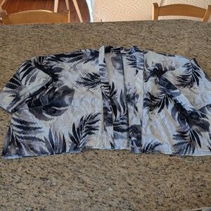 IMAN Patterned Kimono. Cropped. Cotton. Cool And Comfy.